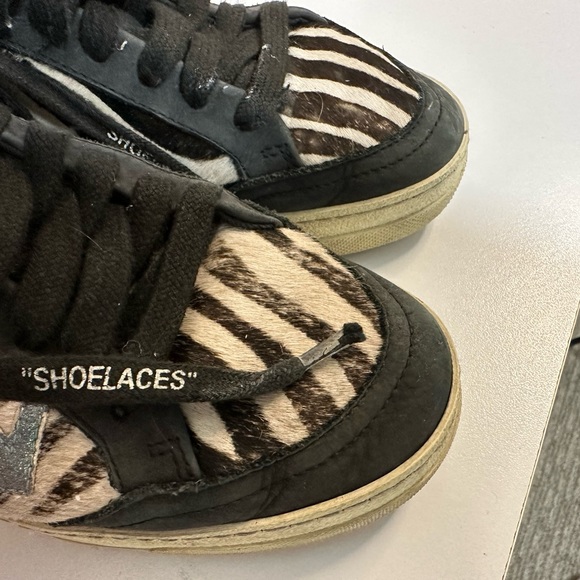 ORIGINAL off white shoes- zebra print - size 8 - Picture 7 of 8
